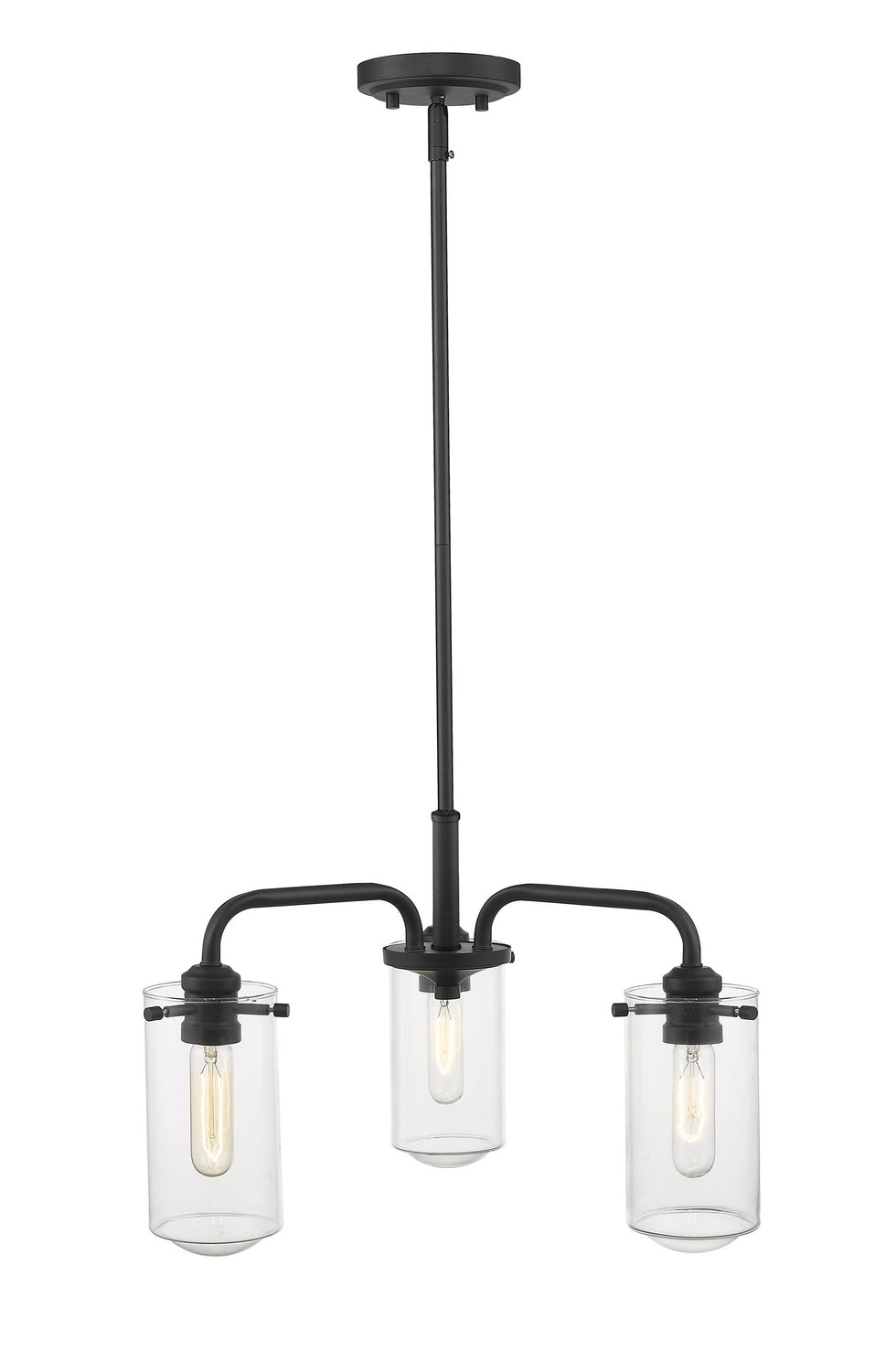 Z-Lite Delaney 471-3MB Chandelier Light - Matte Black