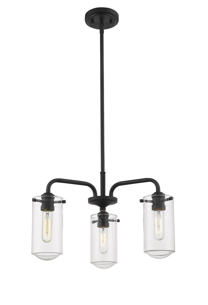 Z-Lite Delaney 471-3MB Chandelier Light - Matte Black