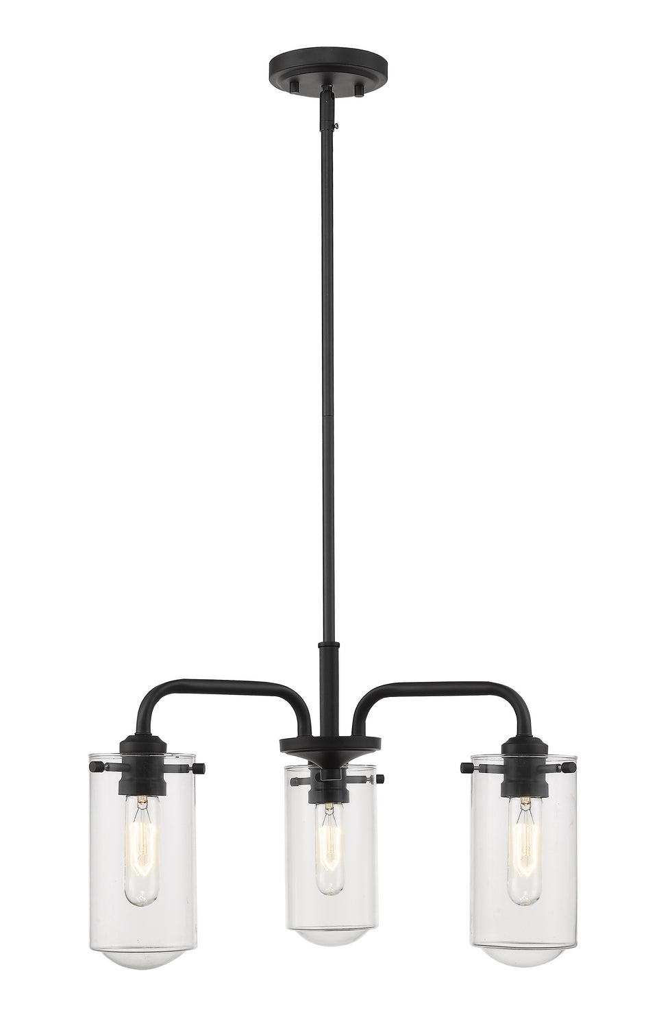 Z-Lite Delaney 471-3MB Chandelier Light - Matte Black