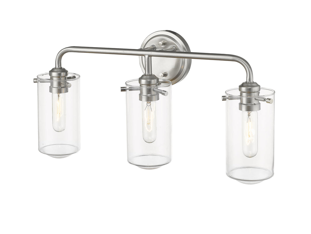 Z-Lite Delaney 471-3V-BN Bath Vanity Light 22 in. wide - Brushed Nickel