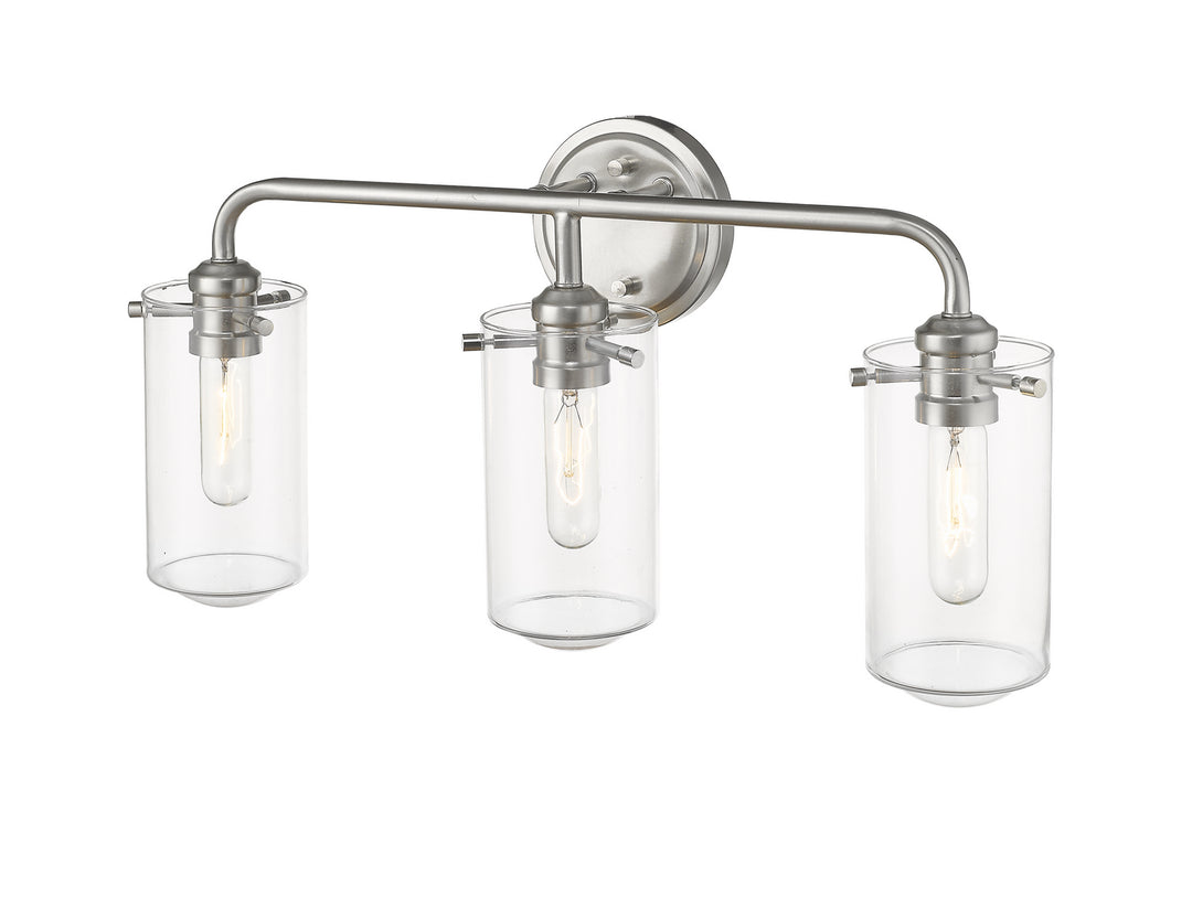 Z-Lite Delaney 471-3V-BN Bath Vanity Light 22 in. wide - Brushed Nickel