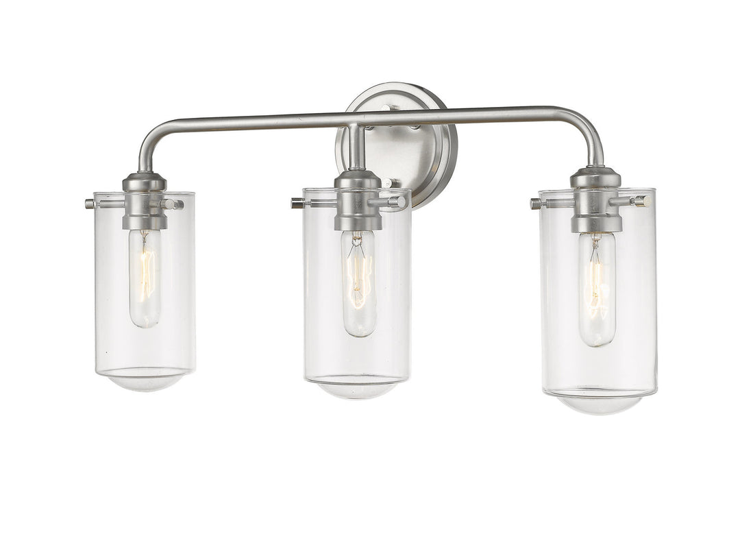 Z-Lite Delaney 471-3V-BN Bath Vanity Light 22 in. wide - Brushed Nickel
