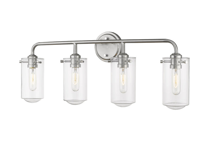 Z-Lite Delaney 471-4V-BN Bath Vanity Light 30 in. wide - Brushed Nickel