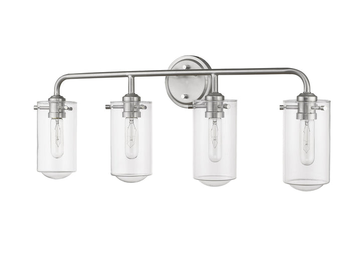 Z-Lite Delaney 471-4V-BN Bath Vanity Light 30 in. wide - Brushed Nickel