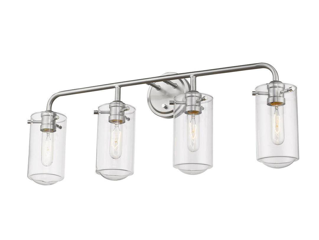 Z-Lite Delaney 471-4V-BN Bath Vanity Light 30 in. wide - Brushed Nickel