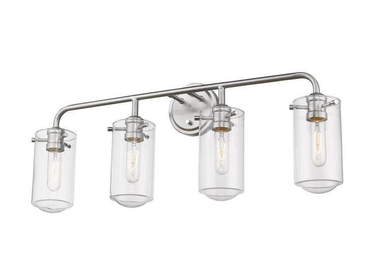 Z-Lite Delaney 471-4V-BN Bath Vanity Light 30 in. wide - Brushed Nickel