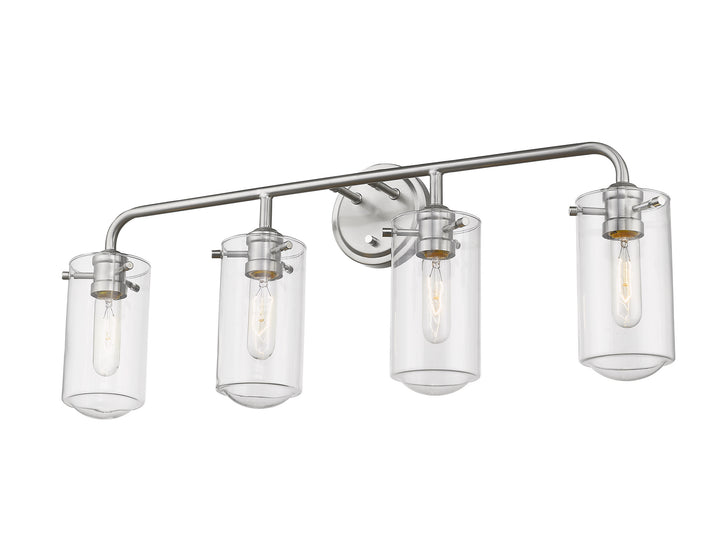 Z-Lite Delaney 471-4V-BN Bath Vanity Light 30 in. wide - Brushed Nickel