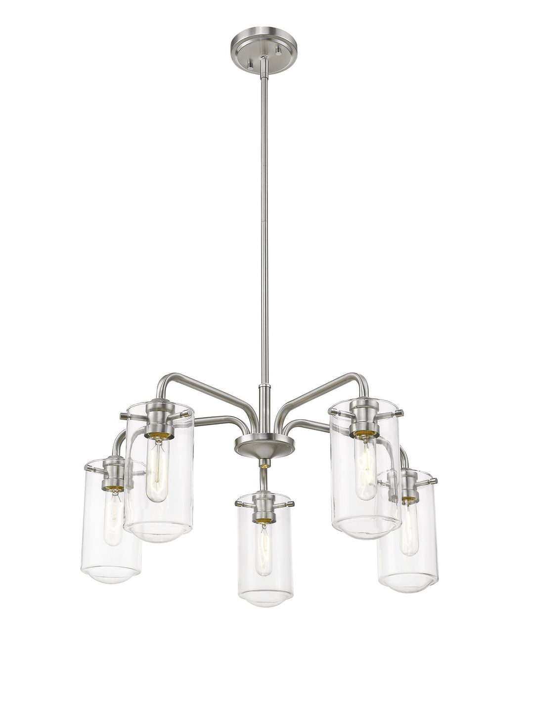 Z-Lite Delaney 471-5BN Chandelier Light - Brushed Nickel