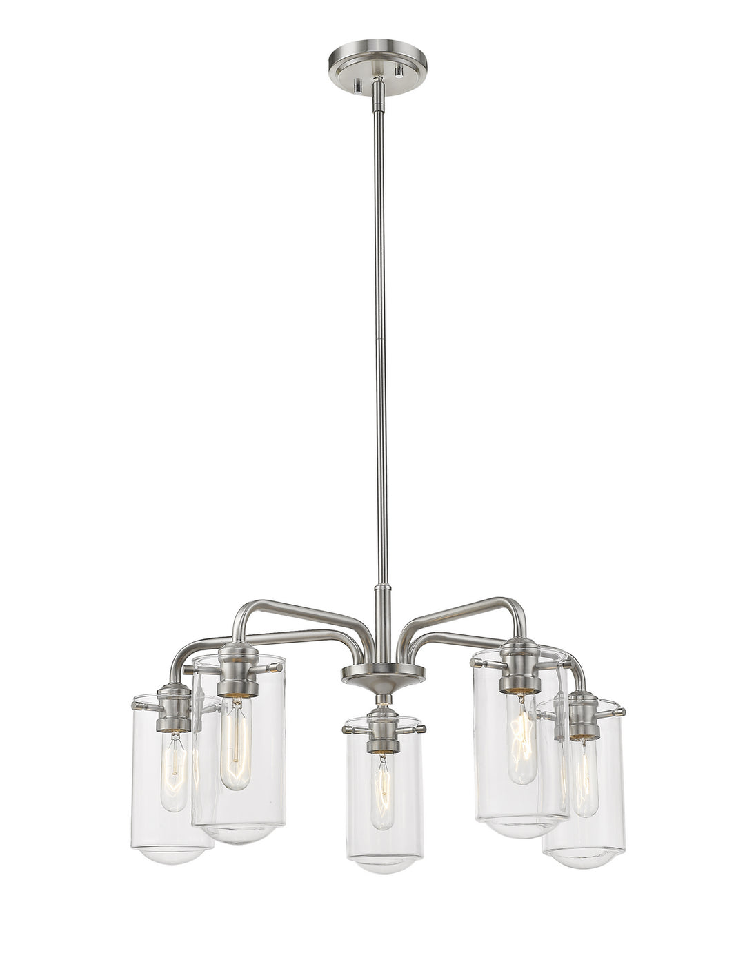 Z-Lite Delaney 471-5BN Chandelier Light - Brushed Nickel