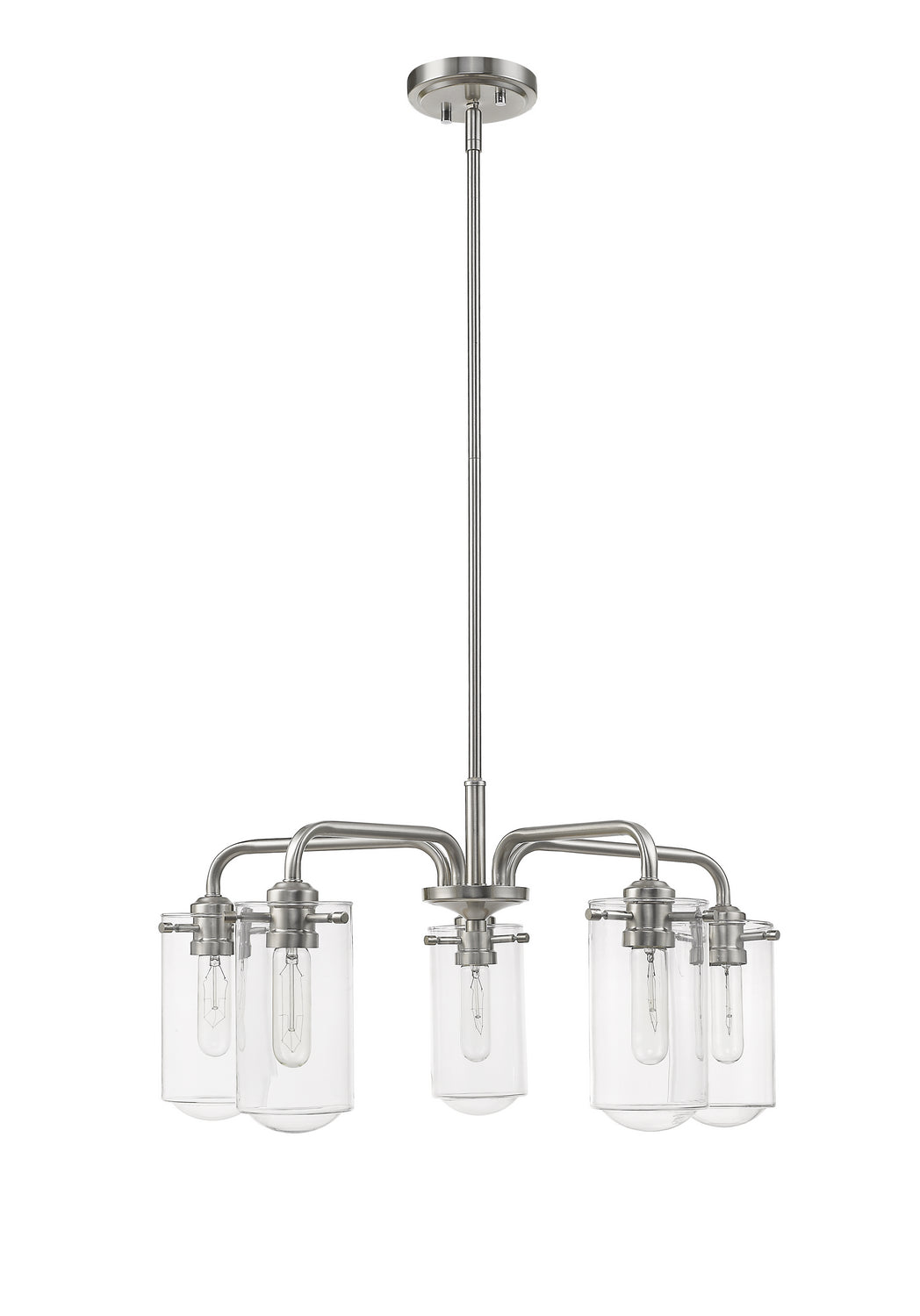 Z-Lite Delaney 471-5BN Chandelier Light - Brushed Nickel