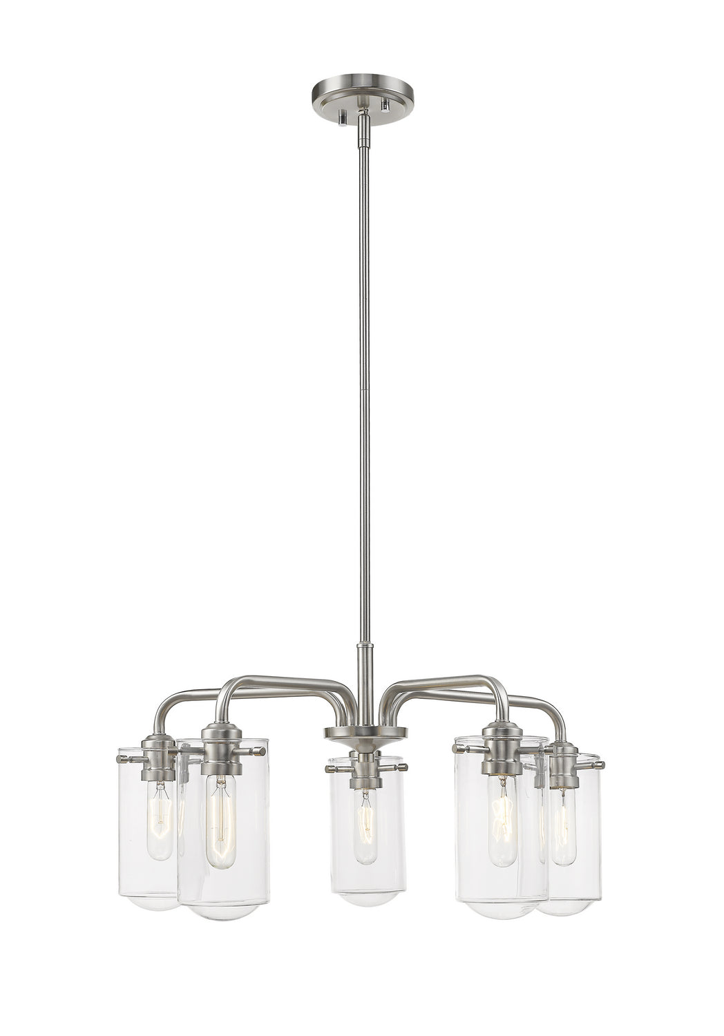 Z-Lite Delaney 471-5BN Chandelier Light - Brushed Nickel