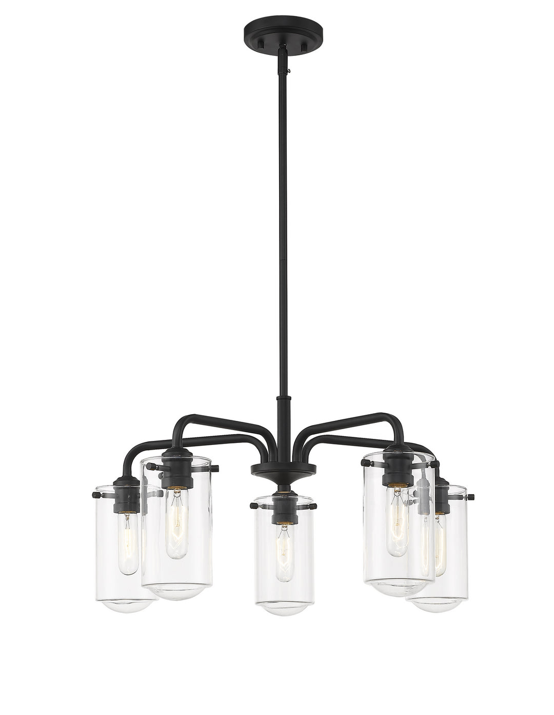 Z-Lite Delaney 471-5MB Chandelier Light - Matte Black