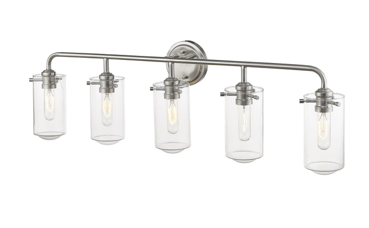 Z-Lite Delaney 471-5V-BN Bath Vanity Light 38 in. wide - Brushed Nickel