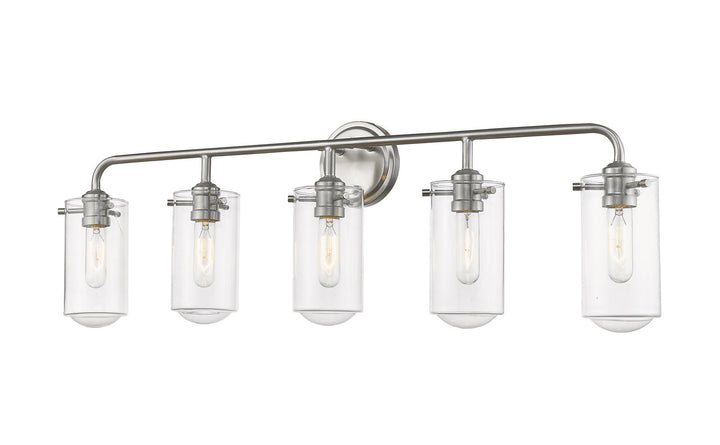 Z-Lite Delaney 471-5V-BN Bath Vanity Light 38 in. wide - Brushed Nickel