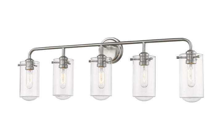 Z-Lite Delaney 471-5V-BN Bath Vanity Light 38 in. wide - Brushed Nickel