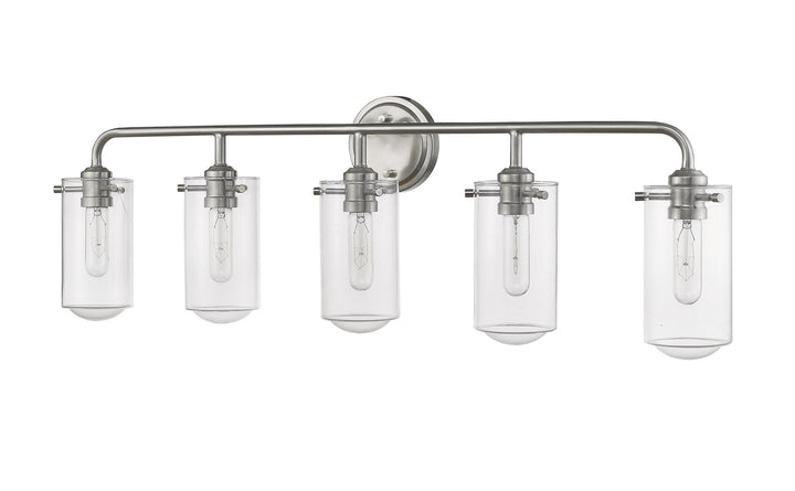 Z-Lite Delaney 471-5V-BN Bath Vanity Light 38 in. wide - Brushed Nickel