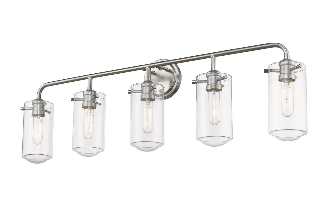 Z-Lite Delaney 471-5V-BN Bath Vanity Light 38 in. wide - Brushed Nickel