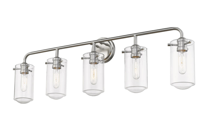 Z-Lite Delaney 471-5V-BN Bath Vanity Light 38 in. wide - Brushed Nickel