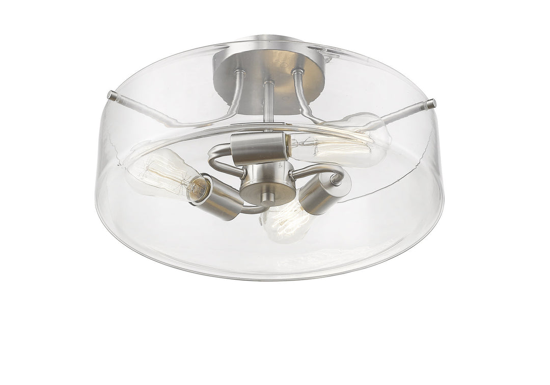 Z-Lite Delaney 471SF-BN Ceiling Light - Brushed Nickel