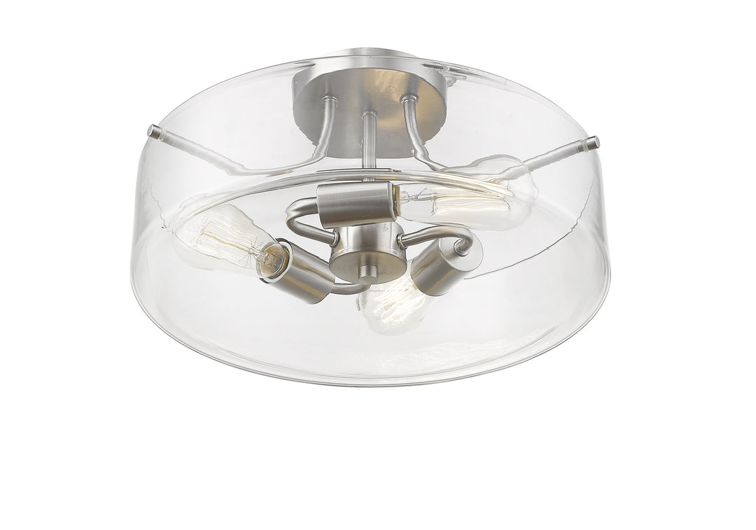 Z-Lite Delaney 471SF-BN Ceiling Light - Brushed Nickel