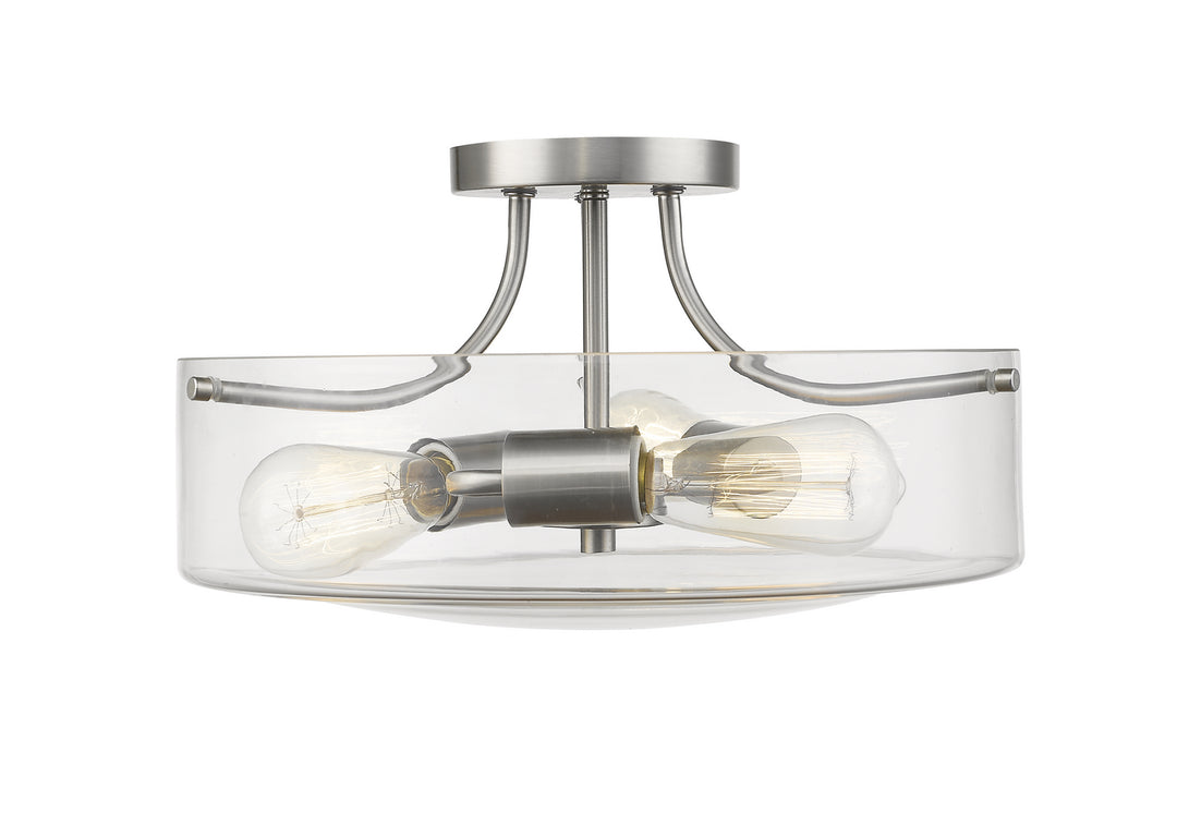 Z-Lite Delaney 471SF-BN Ceiling Light - Brushed Nickel