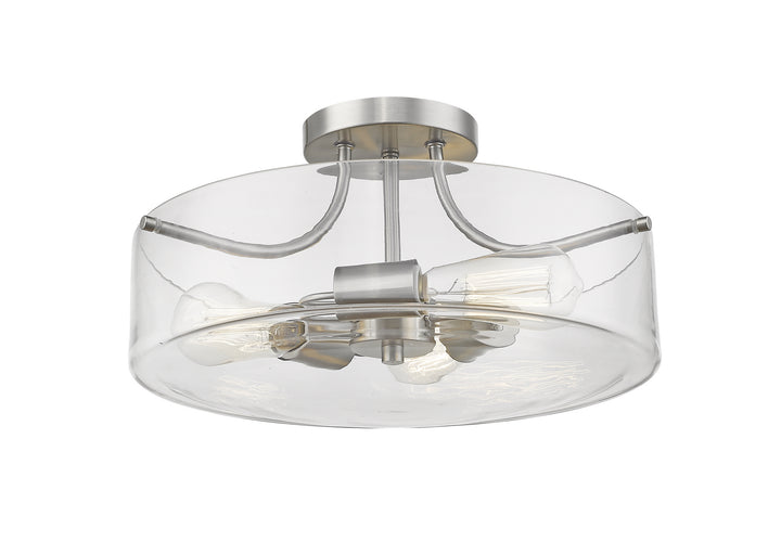 Z-Lite Delaney 471SF-BN Ceiling Light - Brushed Nickel