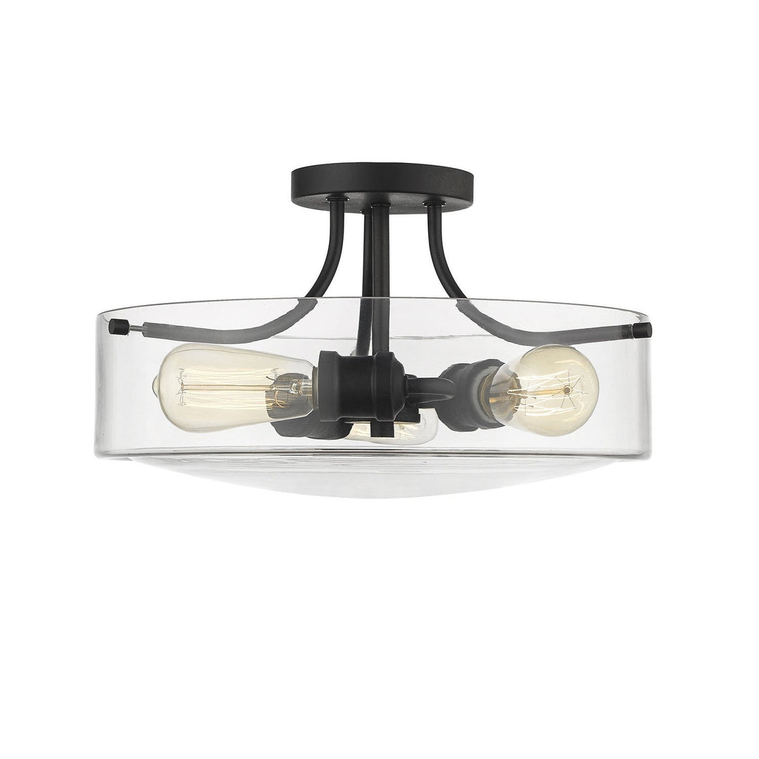 Z-Lite Delaney 471SF-MB Ceiling Light - Matte Black