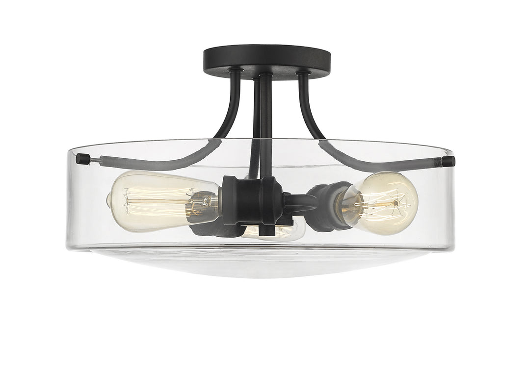 Z-Lite Delaney 471SF-MB Ceiling Light - Matte Black