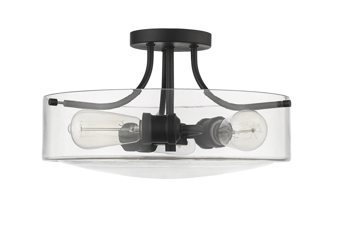 Z-Lite Delaney 471SF-MB Ceiling Light - Matte Black