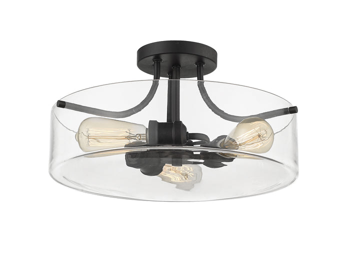 Z-Lite Delaney 471SF-MB Ceiling Light - Matte Black