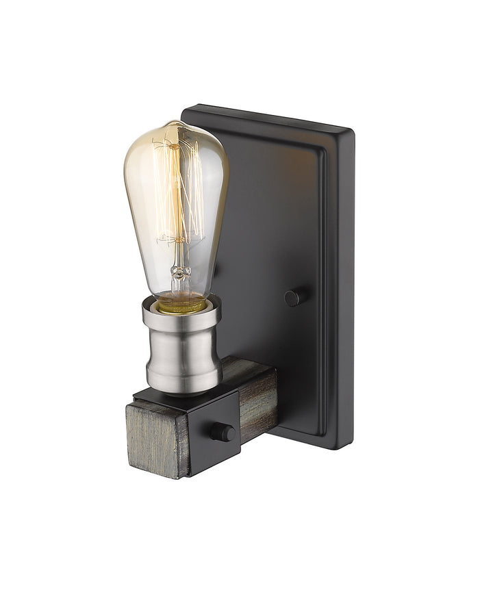 Z-Lite Kirkland 472-1S-ABB Wall Sconce Light - Ashen Barnboard