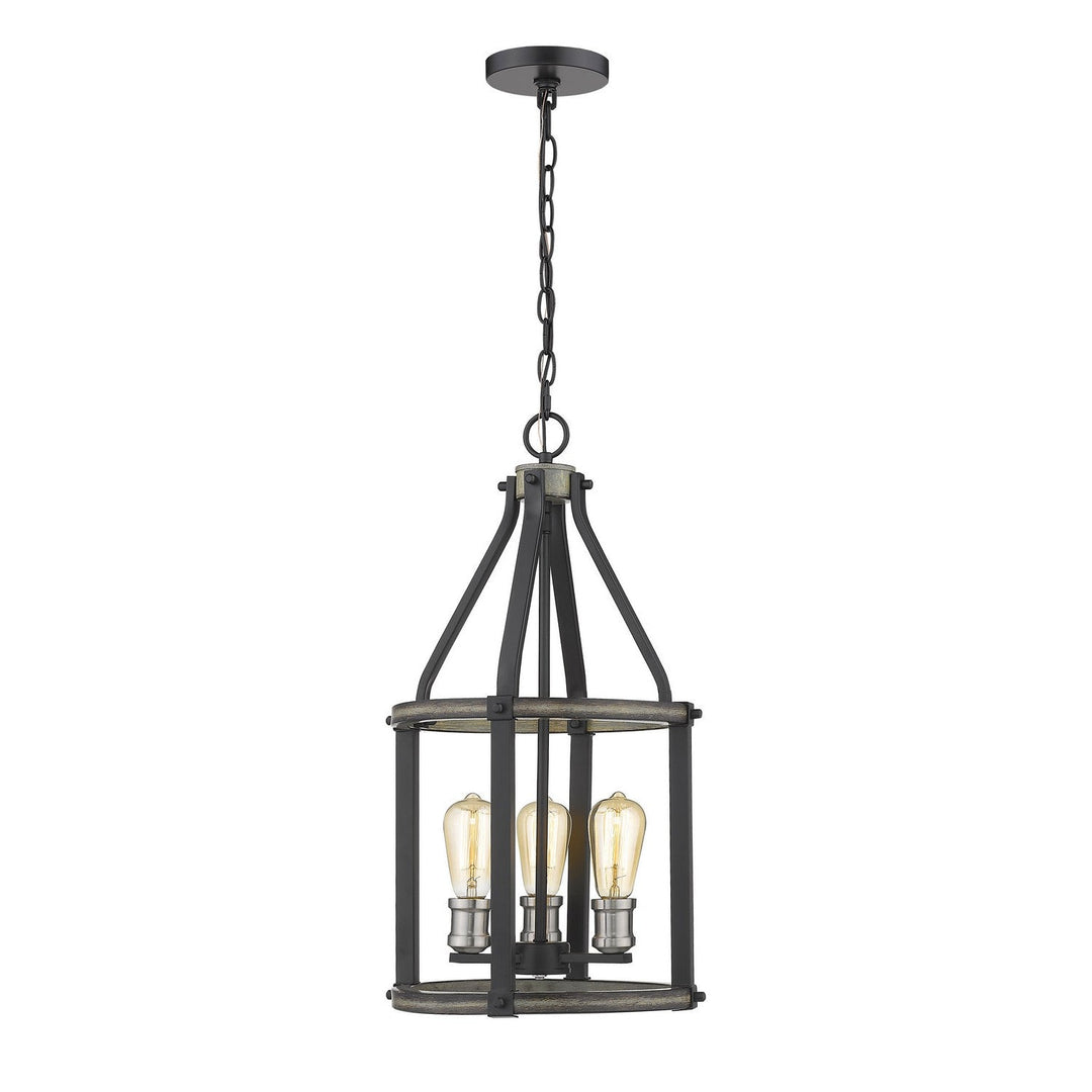 Z-Lite Kirkland 472-3P-ABB Chandelier Light - Ashen Barnboard