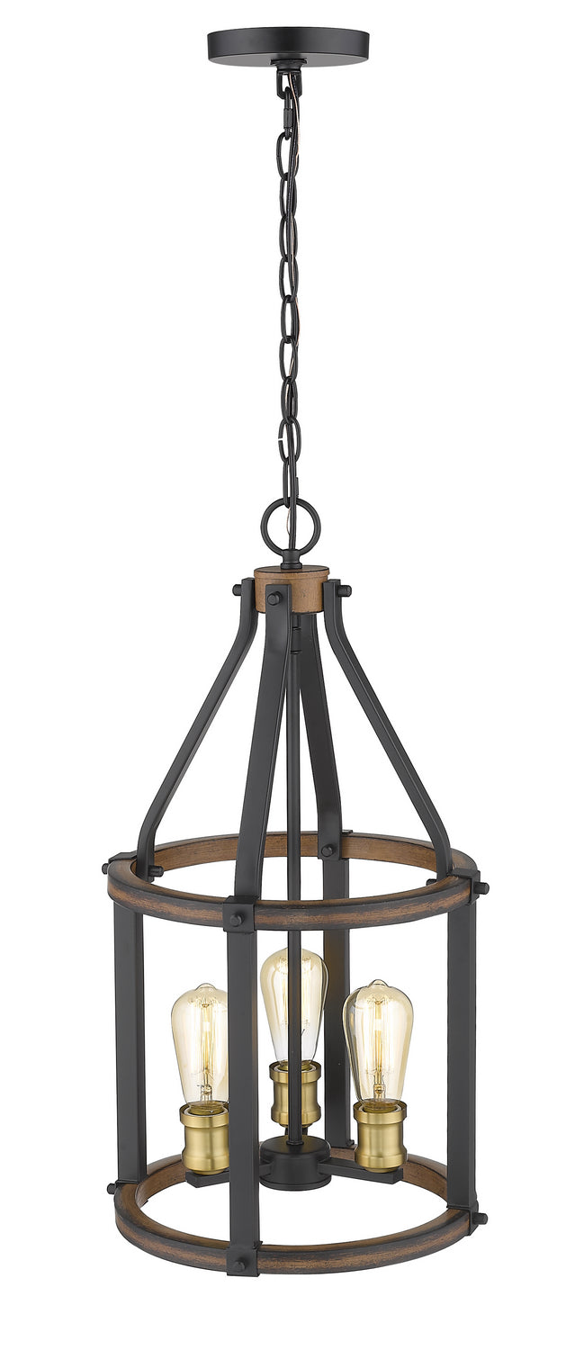 Z-Lite Kirkland 472-3P-RM Chandelier Light - Rustic Mahogany