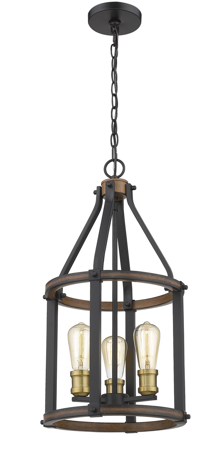 Z-Lite Kirkland 472-3P-RM Chandelier Light - Rustic Mahogany