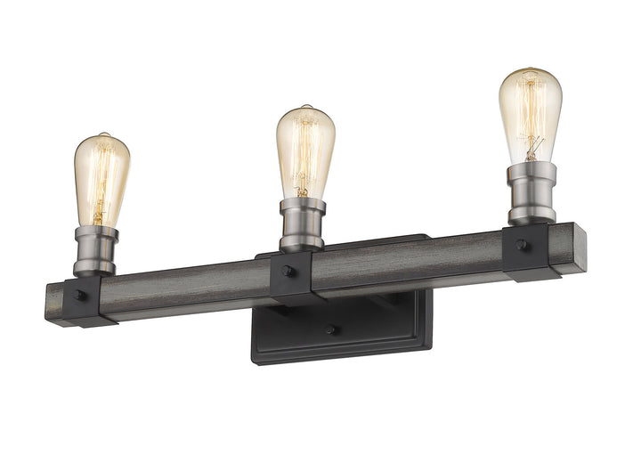 Z-Lite Kirkland 472-3V-ABB Bath Vanity Light 22 in. wide - Ashen Barnboard