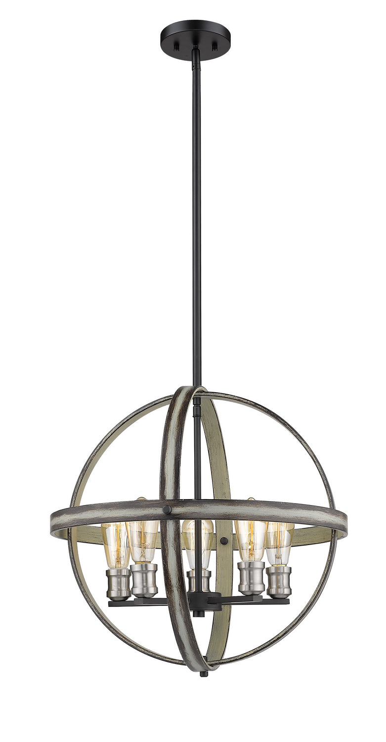Z-Lite Kirkland 472B20-ABB Pendant Light - Ashen Barnboard