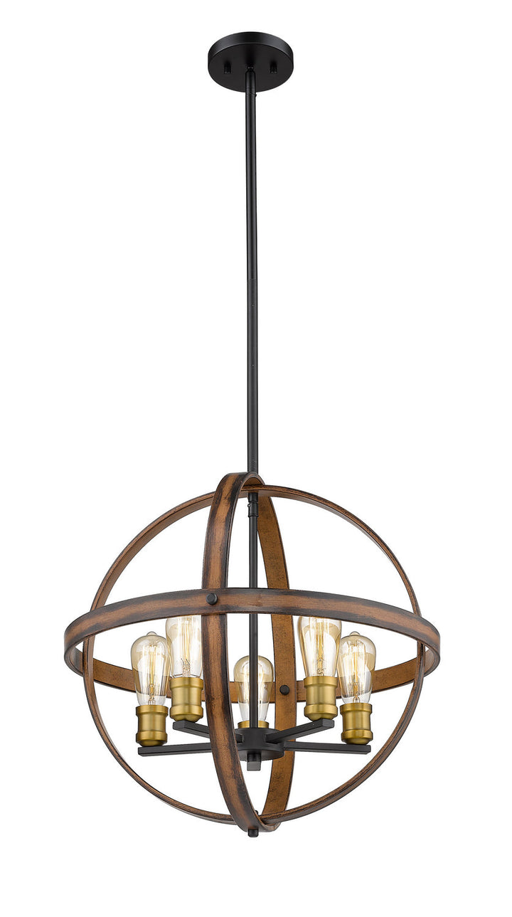 Z-Lite Kirkland 472B20-RM Pendant Light - Rustic Mahogany