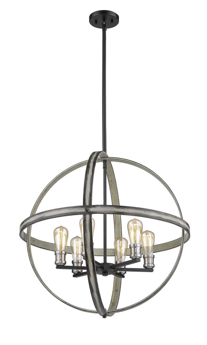 Z-Lite Kirkland 472B26-ABB Pendant Light - Ashen Barnboard