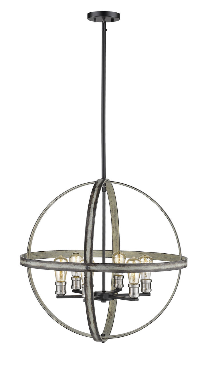 Z-Lite Kirkland 472B26-ABB Pendant Light - Ashen Barnboard