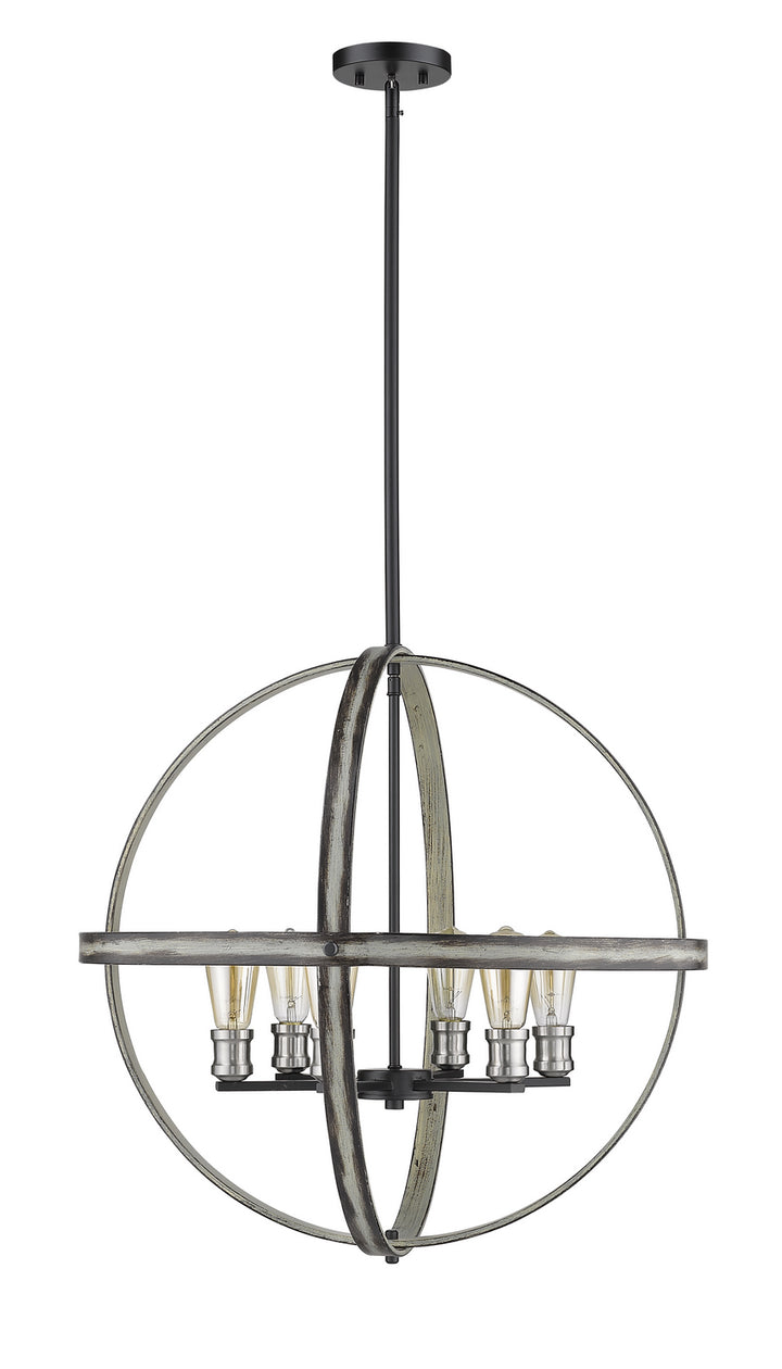 Z-Lite Kirkland 472B26-ABB Pendant Light - Ashen Barnboard