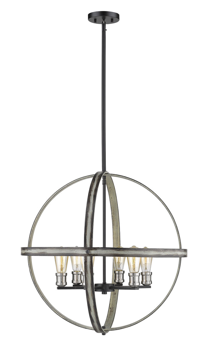 Z-Lite Kirkland 472B26-ABB Pendant Light - Ashen Barnboard