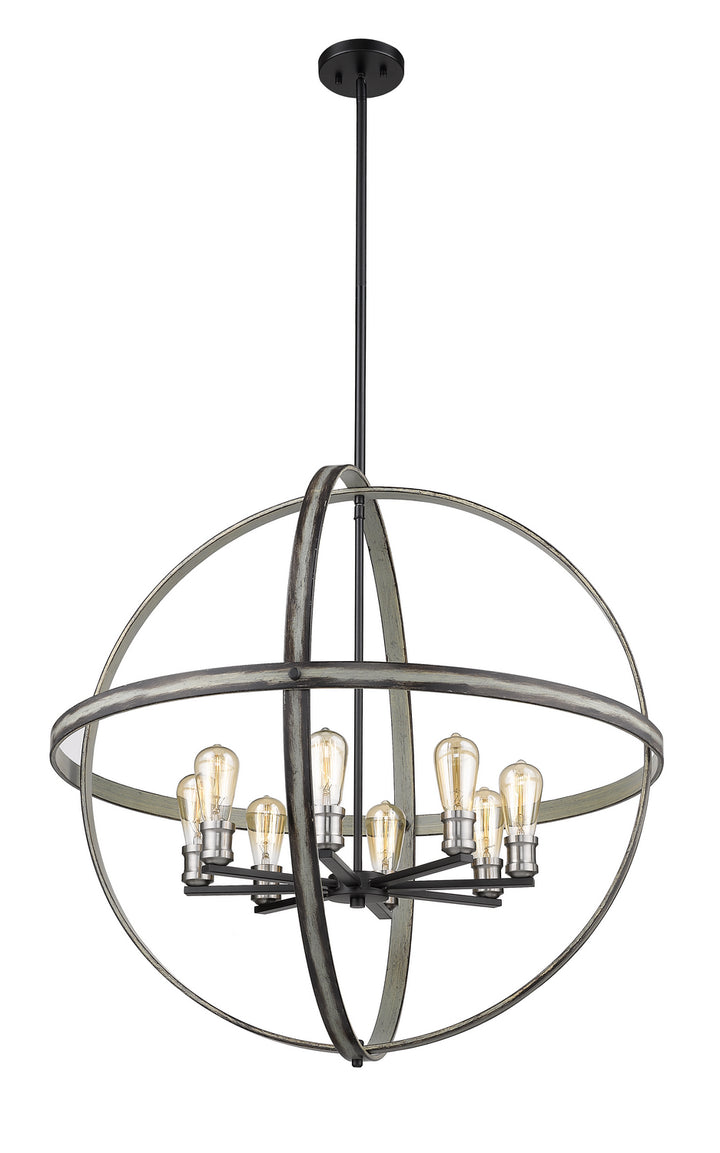Z-Lite Kirkland 472B32-ABB Pendant Light - Ashen Barnboard