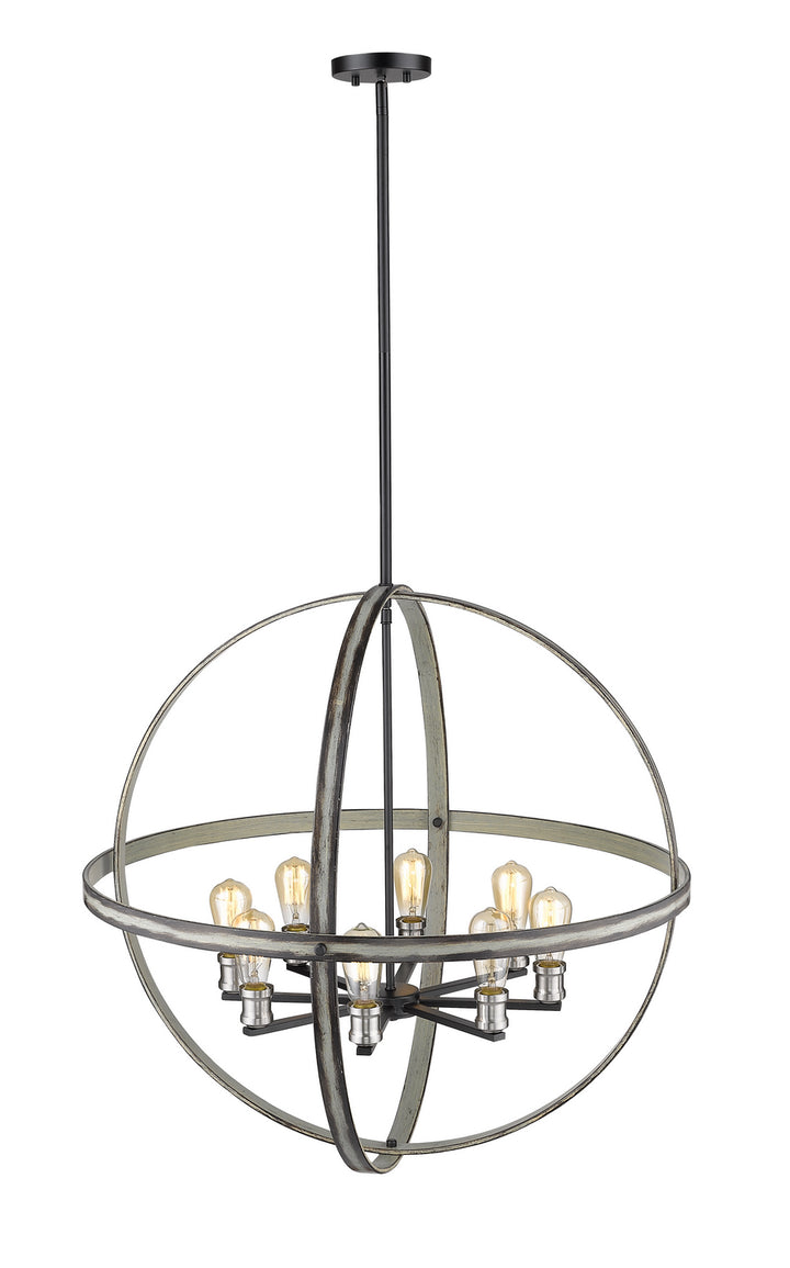 Z-Lite Kirkland 472B32-ABB Pendant Light - Ashen Barnboard