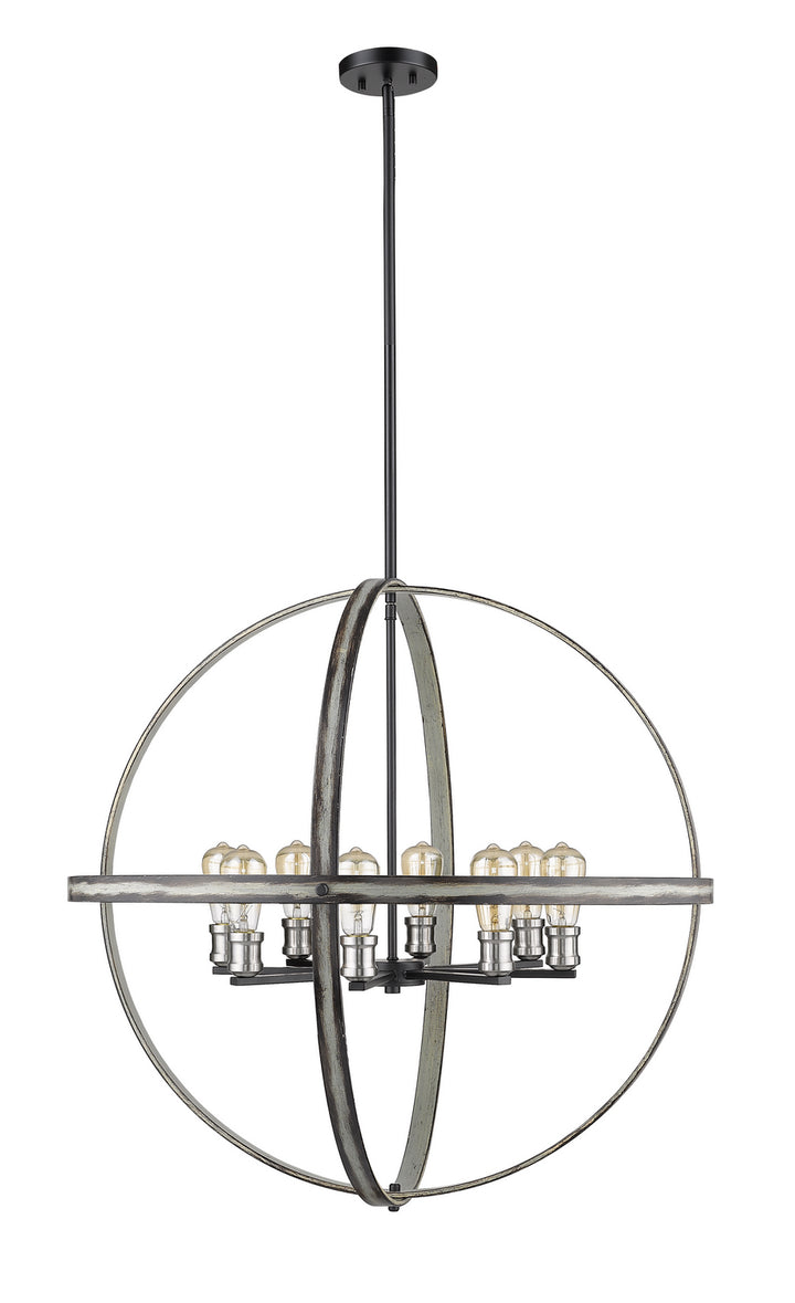 Z-Lite Kirkland 472B32-ABB Pendant Light - Ashen Barnboard