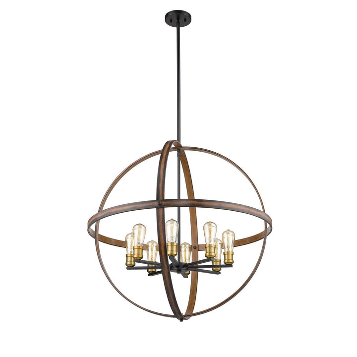 Z-Lite Kirkland 472B32-RM Pendant Light - Rustic Mahogany