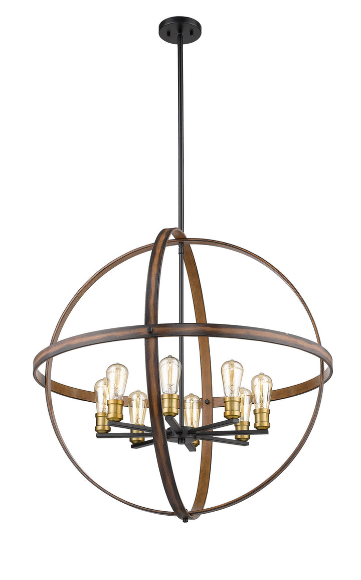 Z-Lite Kirkland 472B32-RM Pendant Light - Rustic Mahogany