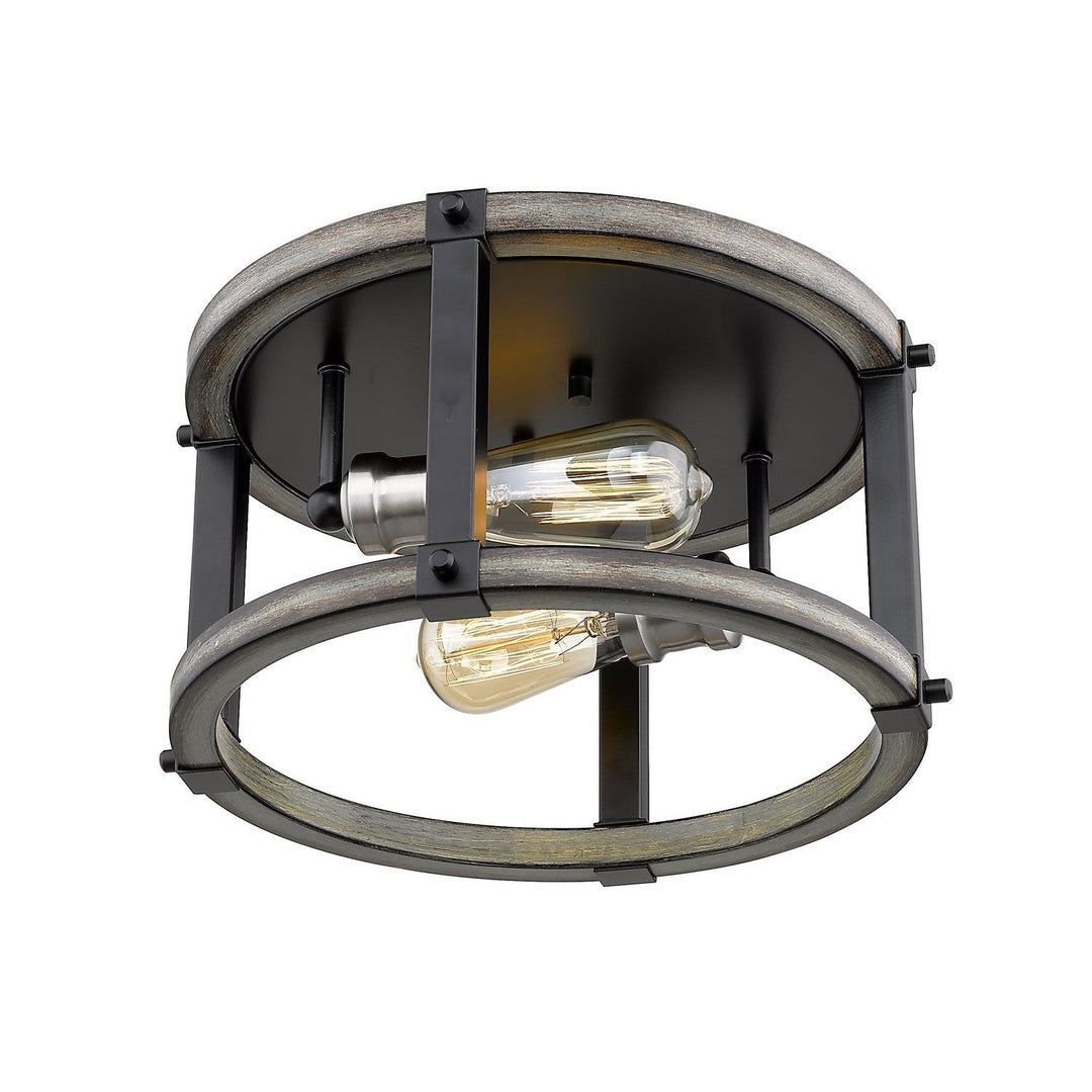 Z-Lite Kirkland 472F2R-ABB Ceiling Light - Ashen Barnboard