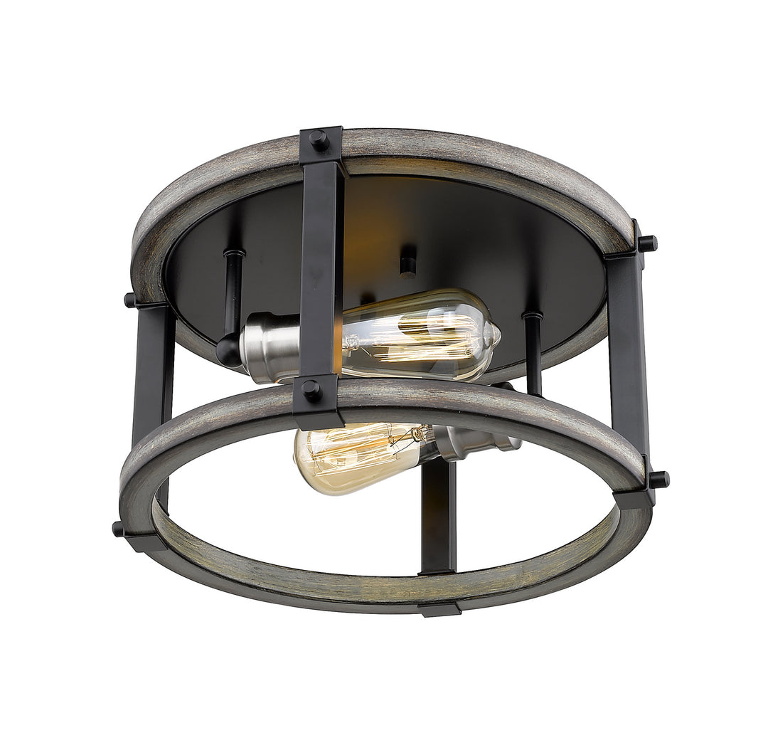 Z-Lite Kirkland 472F2R-ABB Ceiling Light - Ashen Barnboard