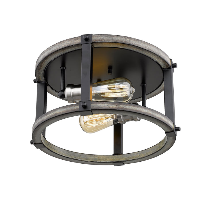 Z-Lite Kirkland 472F2R-ABB Ceiling Light - Ashen Barnboard