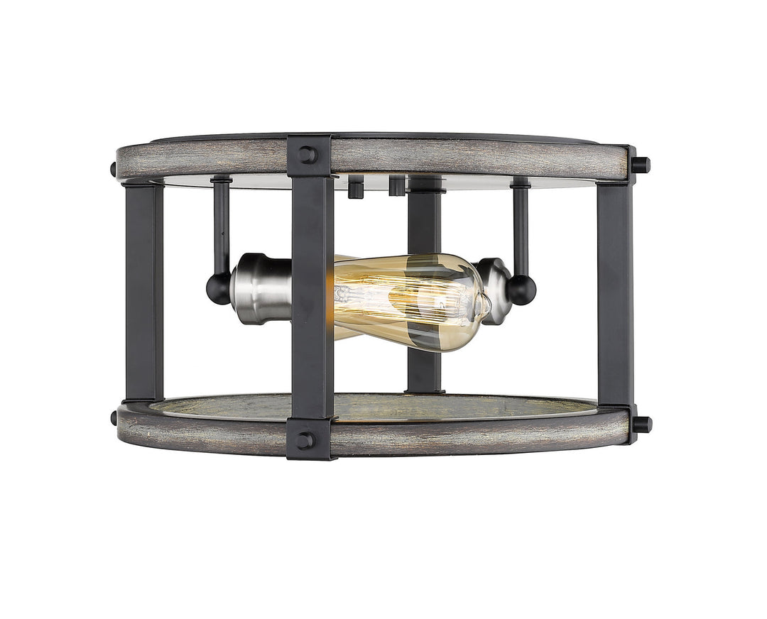Z-Lite Kirkland 472F2R-ABB Ceiling Light - Ashen Barnboard